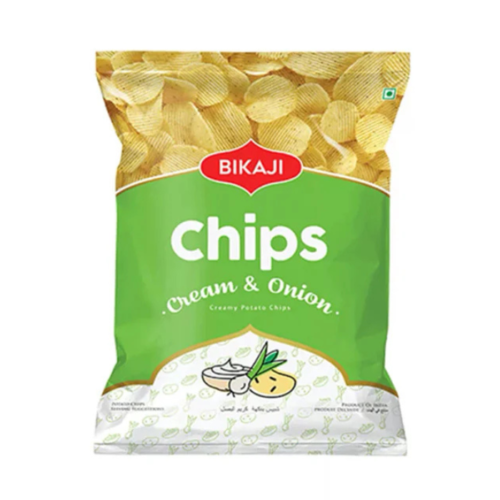 Bikaji Chips Cream & Onion 35g