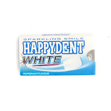 Happydent Chewing Gum Peppermint 10.2g