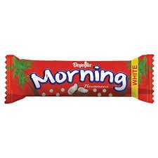 Morning White crispy choc 25g
