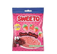 Sweeto Sour String Strawberry 80g